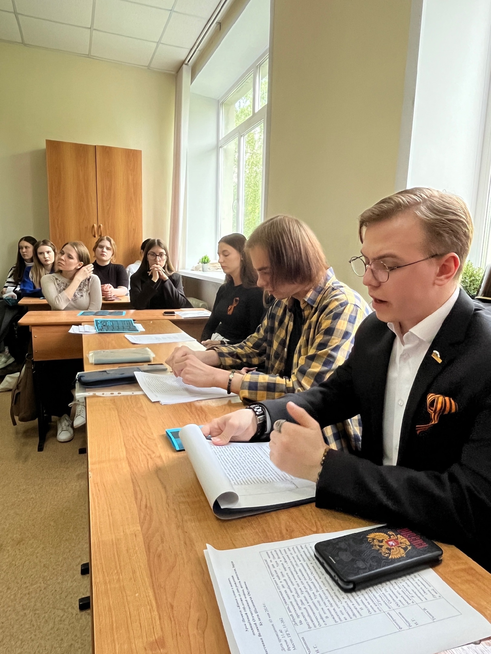 На историко-филологическом факультете
состоялся Урок Памяти «Живое слово о войне»